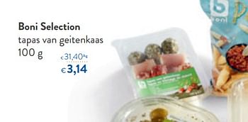 Promoties Boni selection tapas van geitenkaas - Boni - Geldig van 17/07/2019 tot 30/07/2019 bij OKay