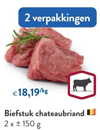 Promoties Biefstuk chateaubriand - Huismerk - Okay  - Geldig van 17/07/2019 tot 30/07/2019 bij OKay