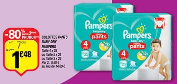 Promotion Netto Culottes Pants Baby Dry Pampers Pampers Bebe Grossesse Valide Jusqua 4 Promobutler