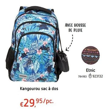 Promotions Kangourou sac à dos etnic - Kangourou - Valide de 25/07/2019 à 04/09/2019 chez Dreamland