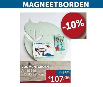 Promotions Magneetbord VOS MUNTGROEN - Produit maison - Zelfbouwmarkt - Valide de 23/07/2019 à 19/08/2019 chez Zelfbouwmarkt
