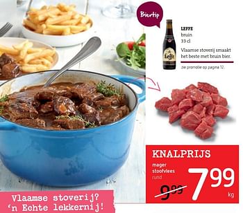 Promoties Mager stoofvlees - Huismerk - Spar Retail - Geldig van 18/07/2019 tot 31/07/2019 bij Spar (Colruytgroup)