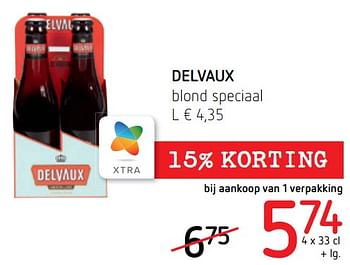 Promoties Delvaux blond speciaal - Delvaux - Geldig van 18/07/2019 tot 31/07/2019 bij Spar (Colruytgroup)
