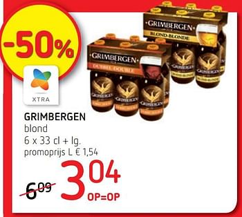Promoties Grimbergen blond - Grimbergen - Geldig van 18/07/2019 tot 31/07/2019 bij Spar (Colruytgroup)