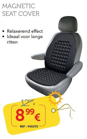 Promoties Magnetic seat cover - Huismerk - Auto 5  - Geldig van 11/07/2019 tot 18/08/2019 bij Auto 5