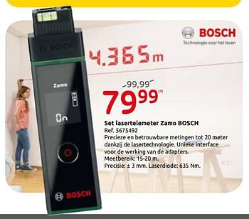 Promoties Set lasertelemeter zamo bosch - Bosch - Geldig van 23/07/2019 tot 05/08/2019 bij Brico