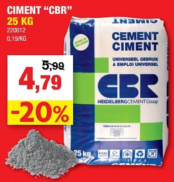 Ciment CBR 25Kg
