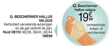 Promoties Beschermer hallux valgus - Epitact - Geldig van 17/07/2019 tot 30/09/2019 bij Damart