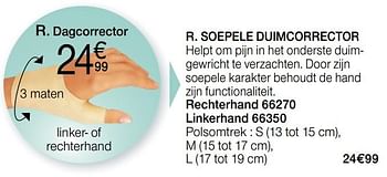Promoties Soepele duimcorrector - Epitact - Geldig van 17/07/2019 tot 30/09/2019 bij Damart