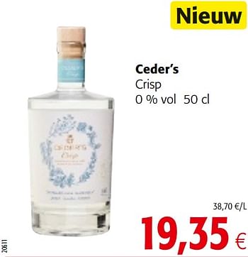 Promoties Ceder`s crisp - Ceder's Crisp - Geldig van 17/07/2019 tot 30/07/2019 bij Colruyt
