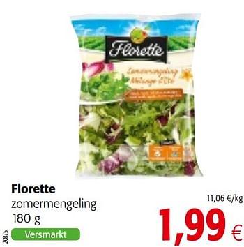 Promotions Florette zomermengeling - Florette - Valide de 17/07/2019 à 30/07/2019 chez Colruyt