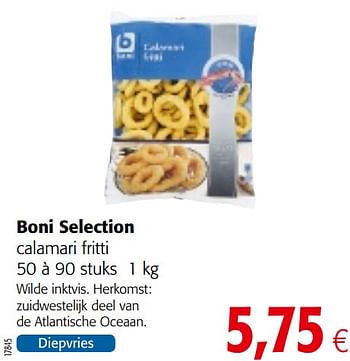 Promoties Boni selection calamari fritti - Boni - Geldig van 17/07/2019 tot 30/07/2019 bij Colruyt