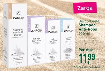 Promoties Shampoo anti-roos - Zarqa - Geldig van 15/07/2019 tot 11/08/2019 bij Holland & Barret