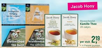 Promoties Kamille thee - Jacob Hooy - Geldig van 15/07/2019 tot 11/08/2019 bij Holland & Barret