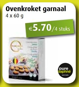 Promoties Ovenkroket garnaal - pure daphne - Geldig van 01/07/2019 tot 27/07/2019 bij Aronde