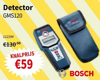 Promotions Bosch detector gms120 - Bosch - Valide de 18/07/2019 à 31/07/2019 chez Cevo Market