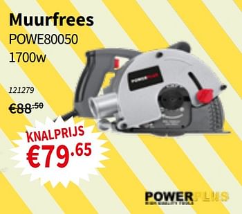 Promoties Powerplus muurfrees powe80050 - Powerplus - Geldig van 18/07/2019 tot 31/07/2019 bij Cevo Market