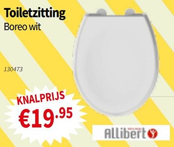 Promoties Toiletzitting boreo wit - Allibert - Geldig van 18/07/2019 tot 31/07/2019 bij Cevo Market