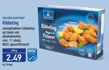 Promoties Kibbeling - Golden Seafood - Geldig van 22/07/2019 tot 27/07/2019 bij Aldi