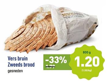 Promoties Vers bruin zweeds brood - Huismerk - Aldi - Geldig van 22/07/2019 tot 27/07/2019 bij Aldi