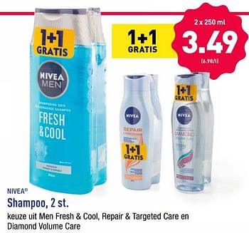 Promoties Shampoo - Nivea - Geldig van 22/07/2019 tot 27/07/2019 bij Aldi