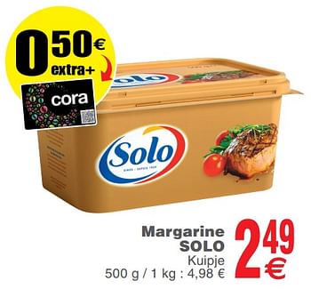 Promoties Margarine solo - Solo - Geldig van 23/07/2019 tot 29/07/2019 bij Cora