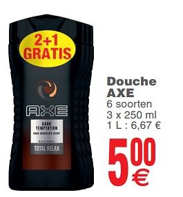 Promoties Douche axe - Axe - Geldig van 23/07/2019 tot 29/07/2019 bij Cora