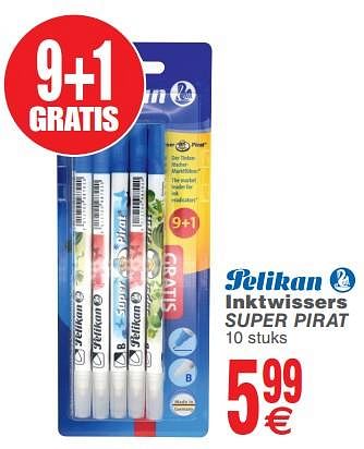 Promoties Inktwissers super pirat - Pelikan - Geldig van 23/07/2019 tot 05/08/2019 bij Cora