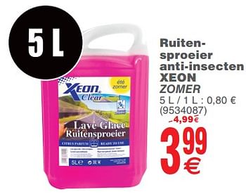Promoties Ruitensproeier anti-insecten xeon zomer - Xeon - Geldig van 23/07/2019 tot 05/08/2019 bij Cora