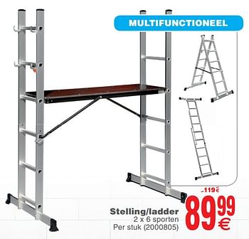 Promoties Stelling-ladder - Huismerk - Cora - Geldig van 23/07/2019 tot 05/08/2019 bij Cora