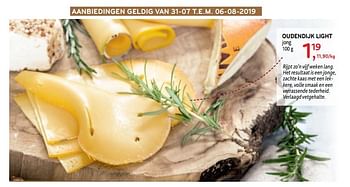 Promoties Oudendijk light - Oudendijk - Geldig van 31/07/2019 tot 06/08/2019 bij Alvo