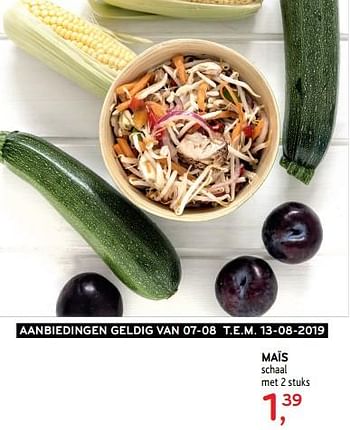 Promoties Maïs - Huismerk - Alvo - Geldig van 07/08/2019 tot 13/08/2019 bij Alvo