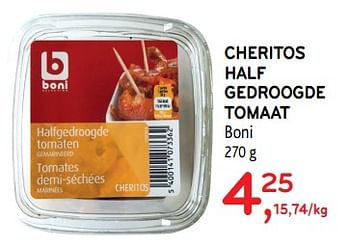 Promotions Cheritos half gedroogde tomaat boni - Boni - Valide de 31/07/2019 à 13/08/2019 chez Alvo