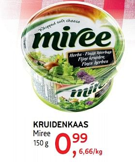 Promotions Kruidenkaas miree - Miree - Valide de 31/07/2019 à 13/08/2019 chez Alvo