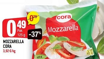 Promoties Mozzarella cora - Huismerk - Smatch - Geldig van 24/07/2019 tot 30/07/2019 bij Smatch