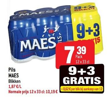 Promoties Pils maes - Maes - Geldig van 24/07/2019 tot 30/07/2019 bij Smatch