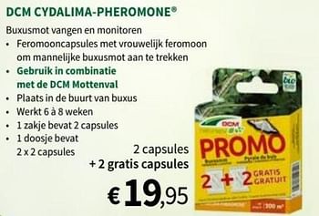 Promoties Dcm cydalima-pheromone - DCM - Geldig van 17/07/2019 tot 11/08/2019 bij Horta