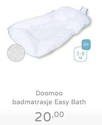 Promoties Doomoo badmatrasje easy bath - Doomoo - Geldig van 21/07/2019 tot 27/07/2019 bij Baby & Tiener Megastore
