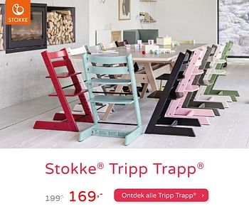 Promoties Stokke tripp trapp - Stokke - Geldig van 21/07/2019 tot 27/07/2019 bij Baby & Tiener Megastore