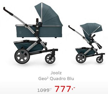 Promoties Joolz geo2 quadro blu - Joolz - Geldig van 21/07/2019 tot 27/07/2019 bij Baby & Tiener Megastore