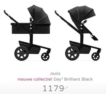 Promoties Joolz nieuwe collectie day3 brilliant black - Joolz - Geldig van 21/07/2019 tot 27/07/2019 bij Baby & Tiener Megastore