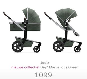 Promoties Joolz nieuwe collectie day3 marvellous green - Joolz - Geldig van 21/07/2019 tot 27/07/2019 bij Baby & Tiener Megastore