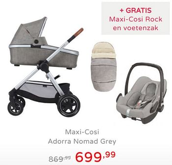 Promoties Maxi-cosi adorra nomad grey - Maxi-cosi - Geldig van 21/07/2019 tot 27/07/2019 bij Baby & Tiener Megastore