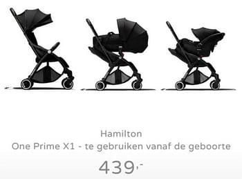 Promoties Hamilton one prime x1 - te gebruiken vanaf de geboorte - Hamilton - Geldig van 21/07/2019 tot 27/07/2019 bij Baby & Tiener Megastore