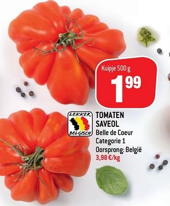 Promoties Tomaten saveol - Huismerk - Match - Geldig van 24/07/2019 tot 30/07/2019 bij Match