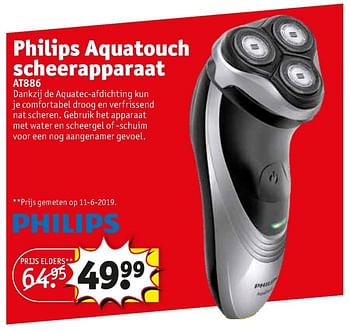 thema Bedelen pijnlijk Philips Philips aquatouch scheerapparaat at886 - Promotie bij Kruidvat