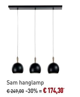 Promoties Sam hanglamp - Bristol - Geldig van 01/08/2019 tot 31/08/2019 bij Overstock