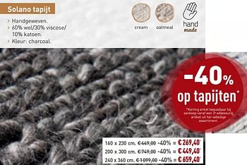 Promoties Solano tapijt - Bristol - Geldig van 01/08/2019 tot 31/08/2019 bij Overstock