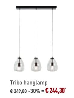 Promoties Tribo hanglamp - Bristol - Geldig van 01/08/2019 tot 31/08/2019 bij Overstock