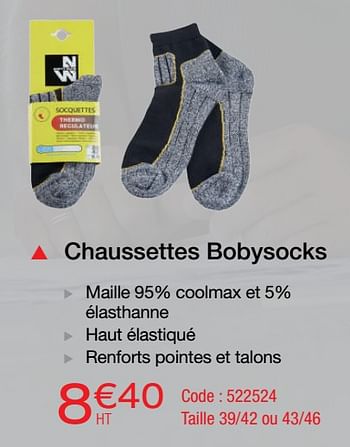 Busters chaussettes hiver 43-46 gris